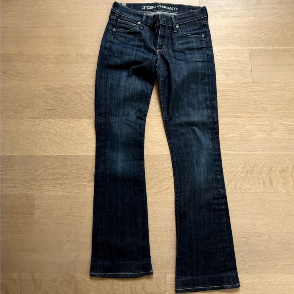 Citizens of Humanity jeans. Dark wash. Bootcut